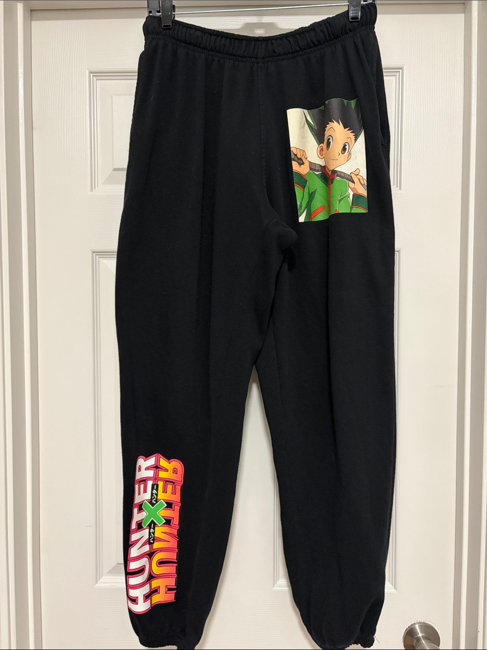 Men’s Black Hunter x Hunter Graphic Sweatpants
